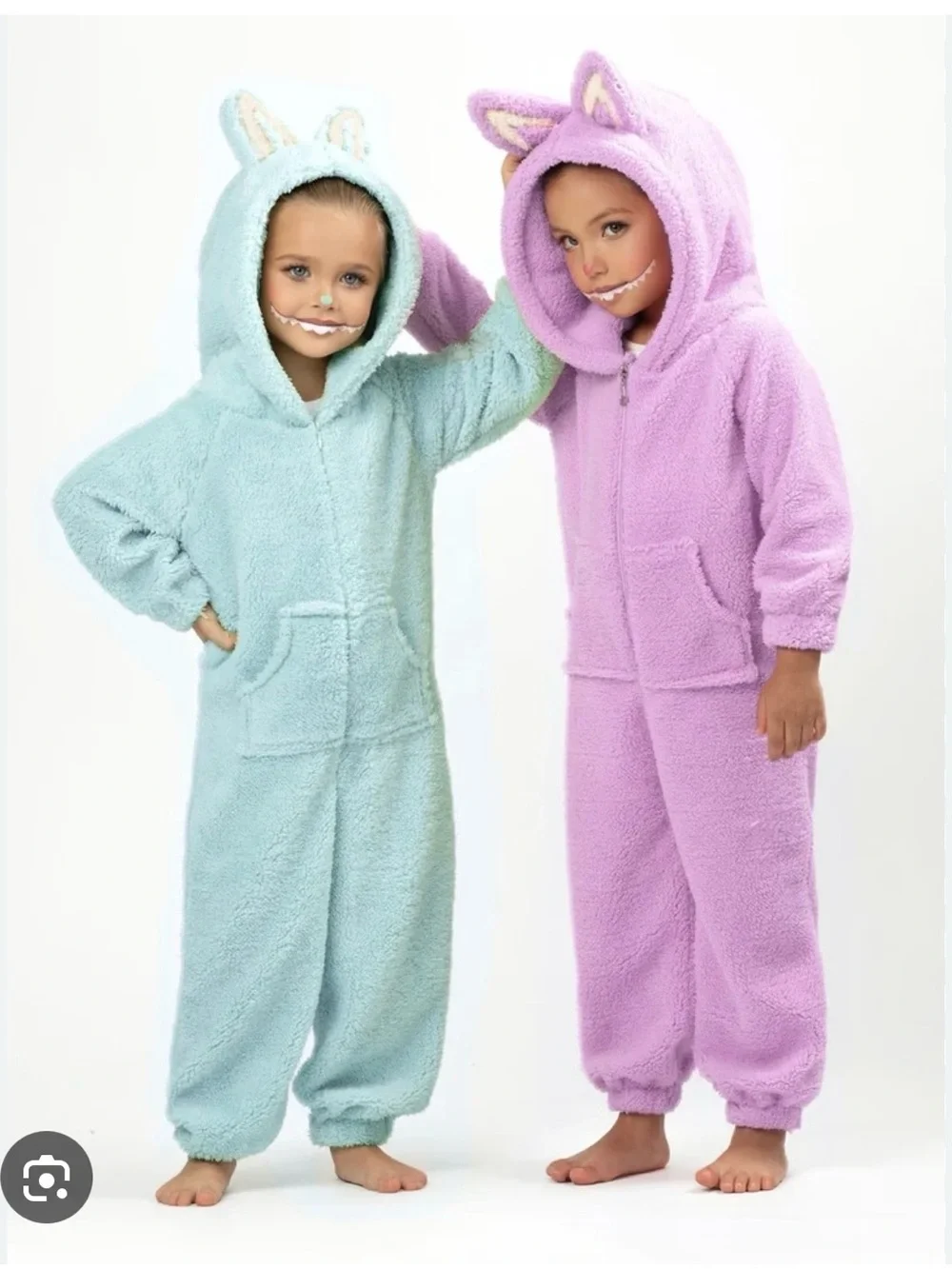 MiaBelle Kids' Mint Green Labubu Costume